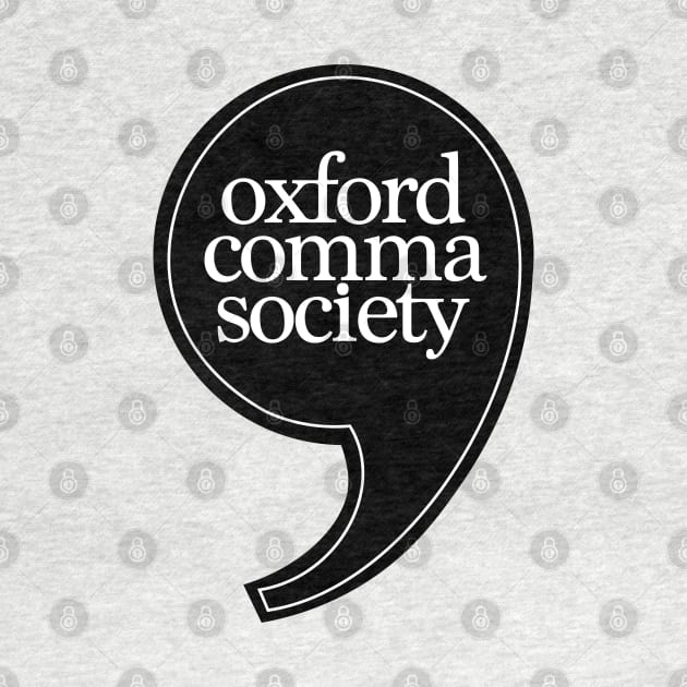 Oxford Comma Society by sparkling-in-silence